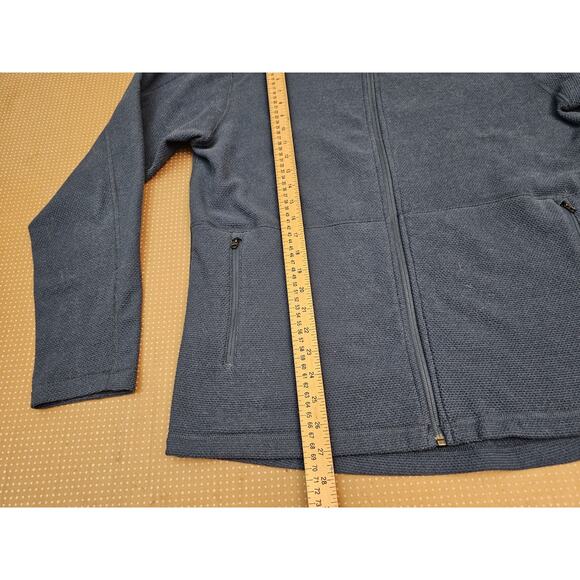 The North Face Mens Blue Long Sleeve Pockets Fleece Full-Zip Jacket Size Large - Picture 7 of 9